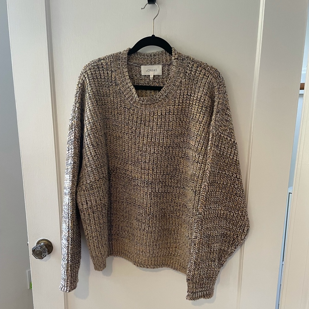 The Great Marled Crew Sweater Size XL